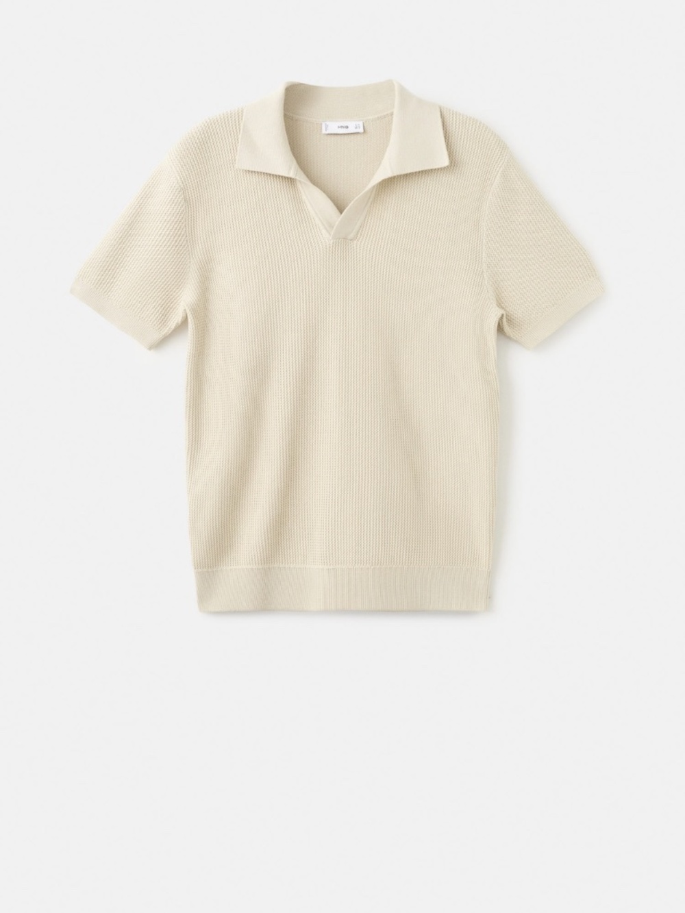 100% cotton knitted polo structure